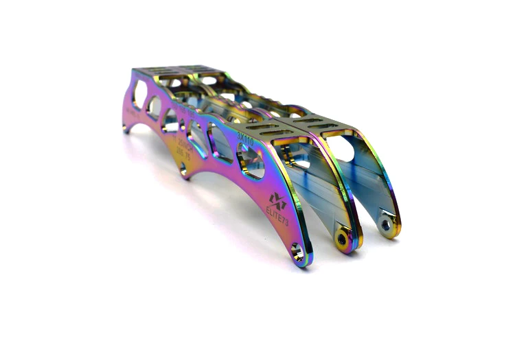 2019 Hot Selling Colorful CNC Aluminum Alloy Inline Skate Frame Speed Skates Chassis