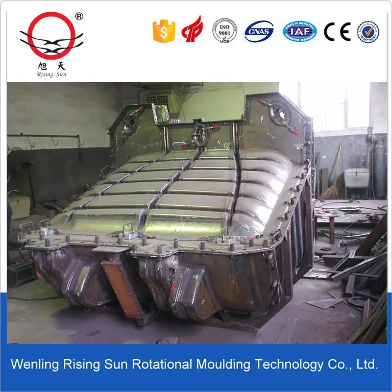 rotomolding mold for plastic furniture and road barrier