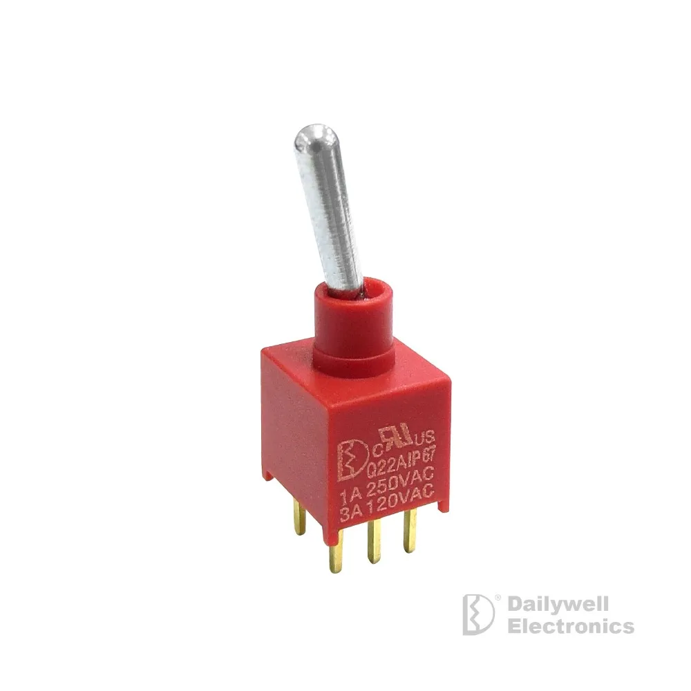 
IP67 Sealed Sub-Miniature Toggle Switch 
