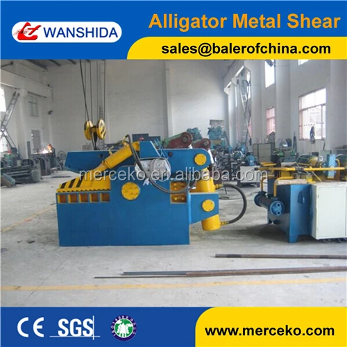 
Wanshida Top quality Q43-1600 Scrap Metal Cutting Machine Hydraulic Alligator Shears For Sale With China Cheap Price 