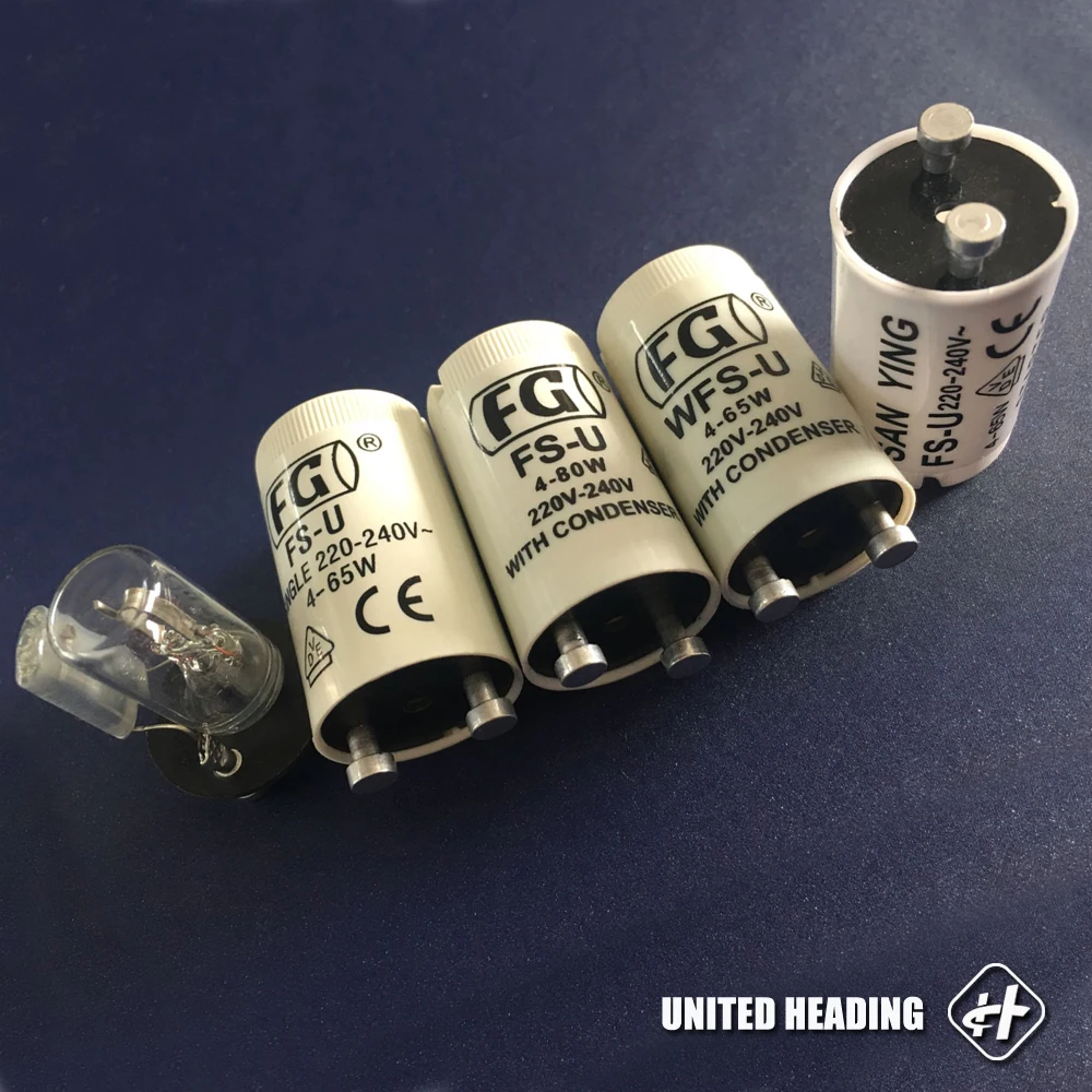 Высокое качество AC220V-240V/110-130V S10 FS-U 4-65W T8 люминесцентная лампа стартер