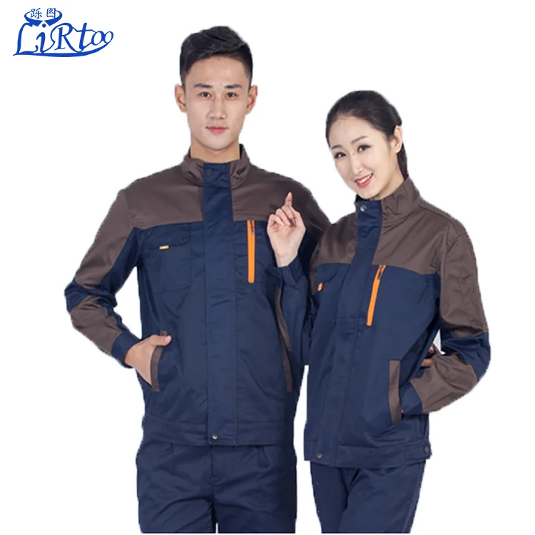 High Quality automobile aftermarket 4S shop workwear overalls design mechanic engineering labor service uniform