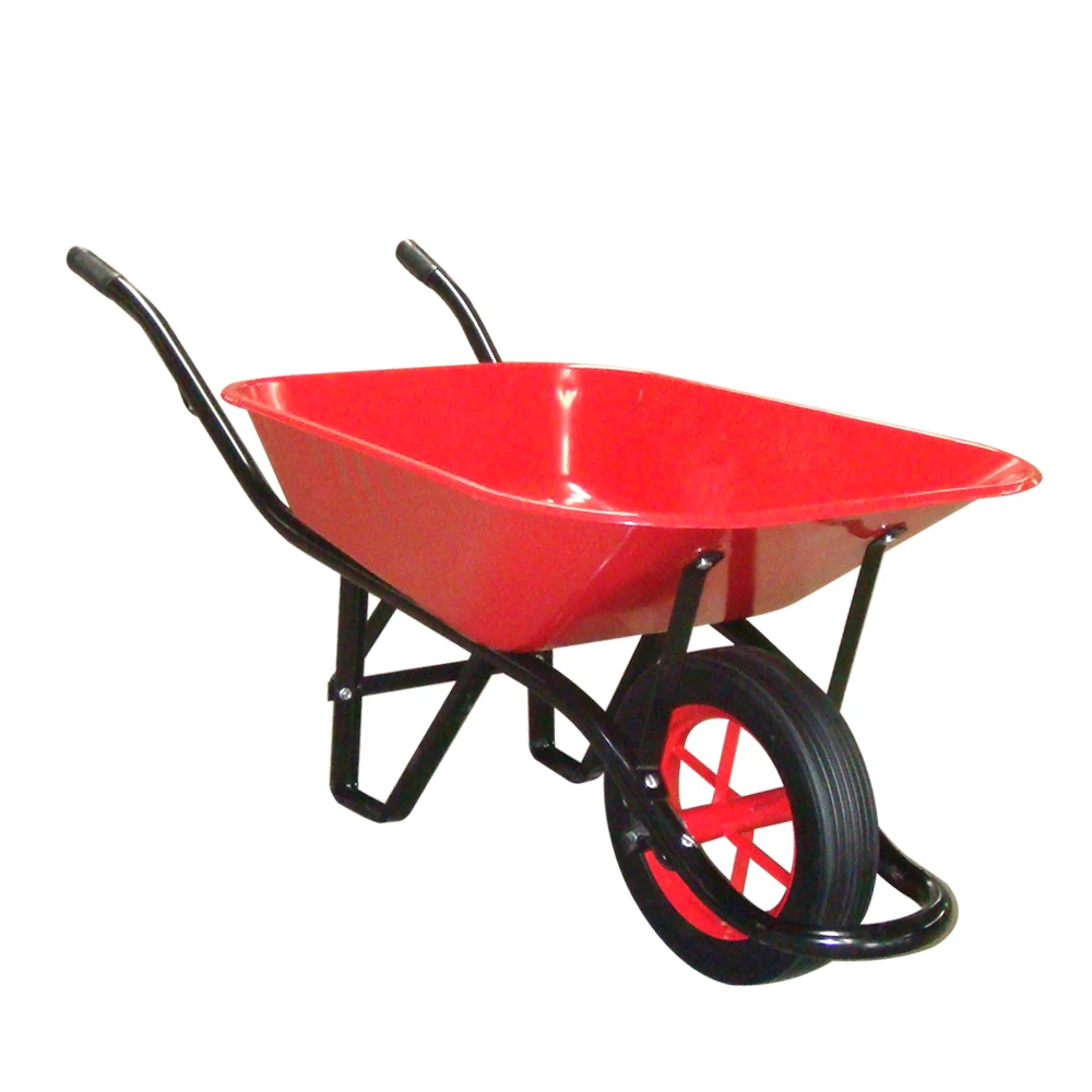 Qingdao wheelbarrow factory wholesale 5CBF sand capacity wheelbarrow