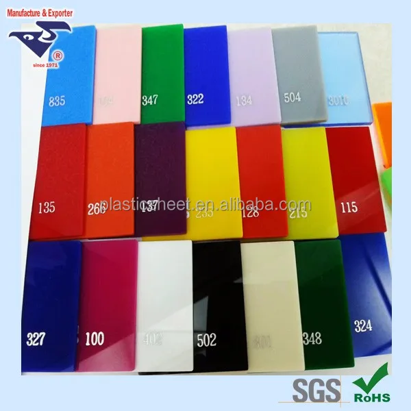Taiwan Basin clear / color PMMA Acrylic sheet manufacturer
