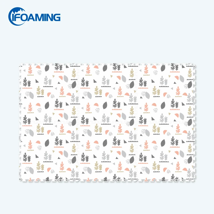 Factory sell foam mat children baby puzzle floor EVA puzzle floor  crawling mat game mat