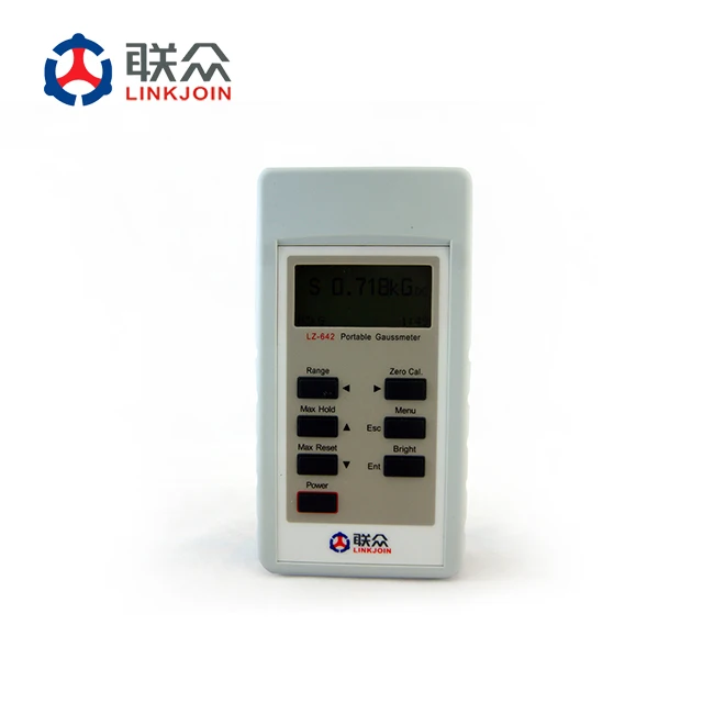 LINKJOIN LZ-642 portable teslameter 0.1G AC space magnetic field gauss meter manufacture trade assurance supplier