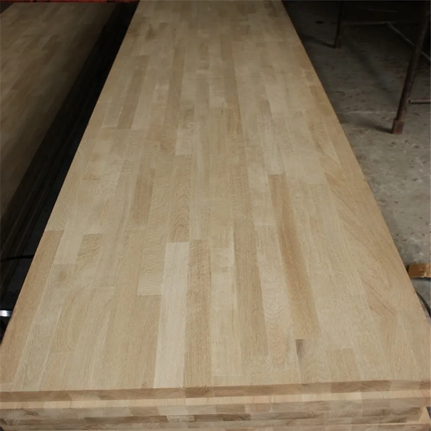 2023 Newest hot sale solid slab wood finger joint office desk 100% Solid Wood