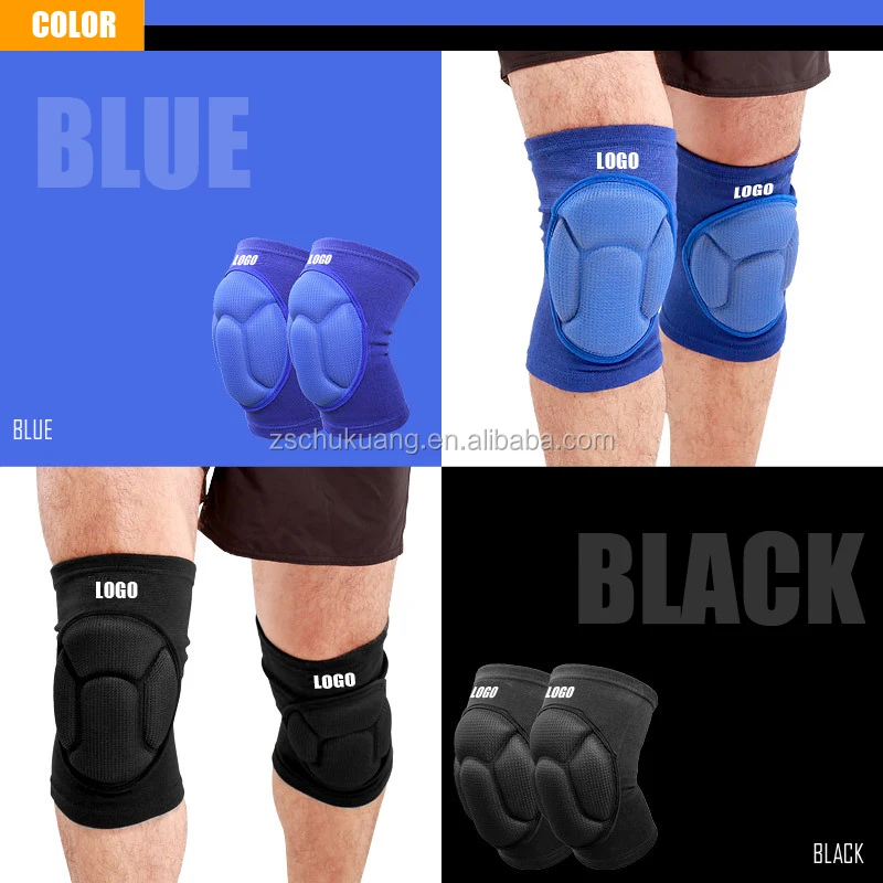 High Quality Factory Price Elastic Sponge Cushion Knee Support/knee Pad/knee Sleeve Breathable Neoprene Black,blue Customized