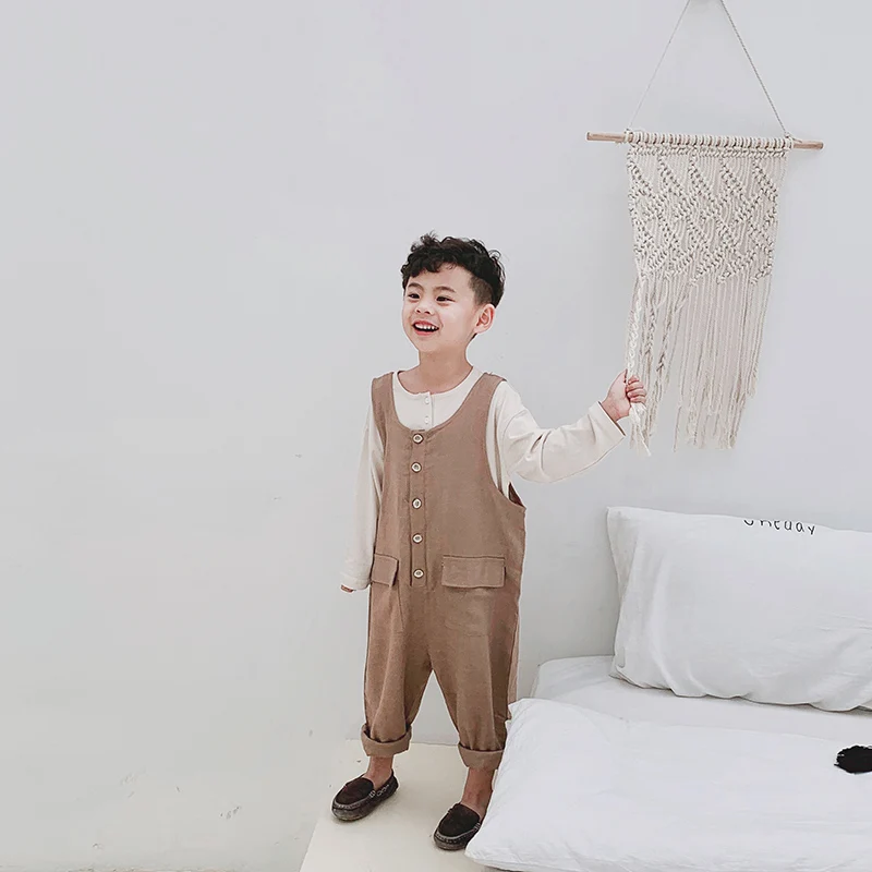 2021 оптовая продажа, Лидер продаж, Детский Повседневный Комбинезон из 100% хлопка, штаны, комплекты одежды для мальчиков