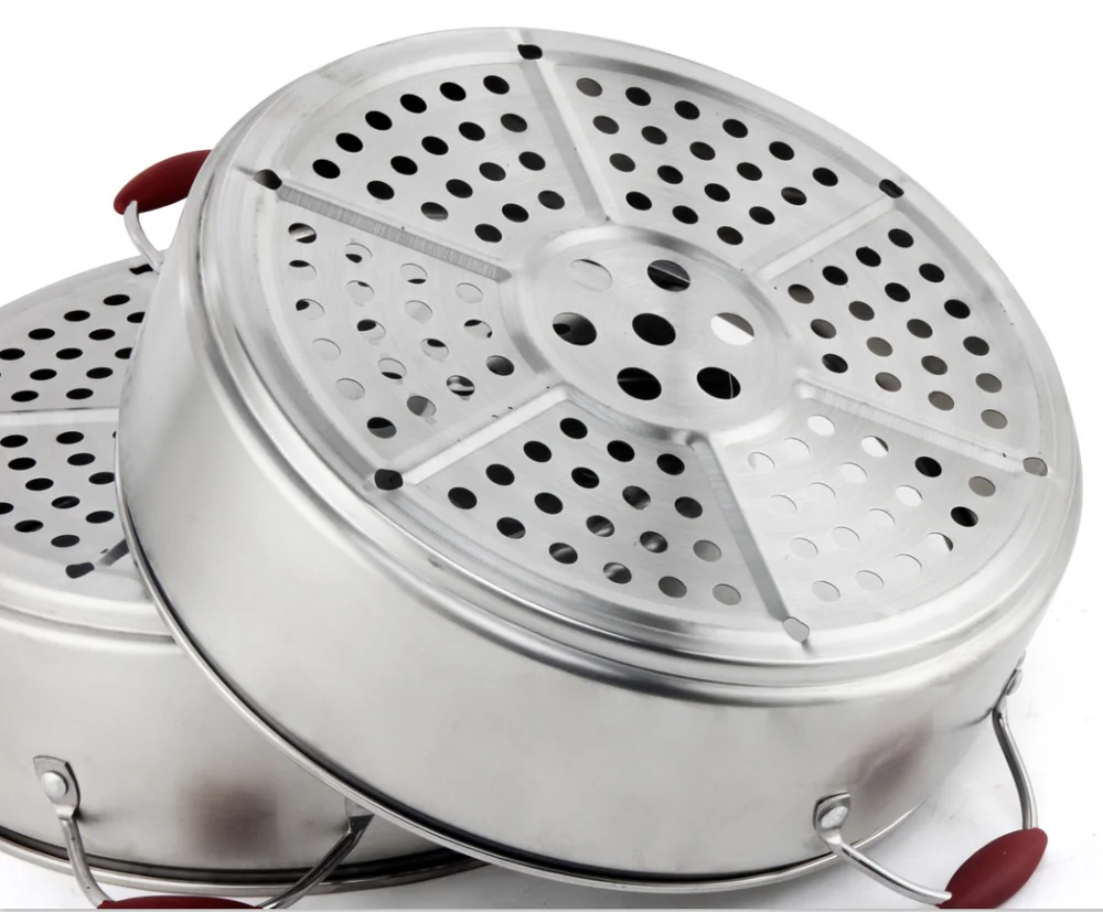 hign quality stainless steel steamer and cooking pots 2 layer food steamer pot