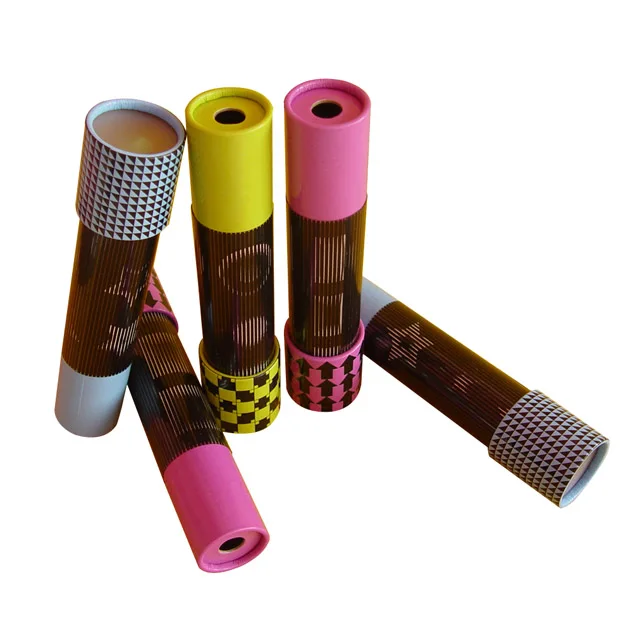 Оптовая продажа, большой вращающийся калейдоскоп, Детские обучающие игрушки, волшебная сумка калейдоскопа, упаковка времени OEM