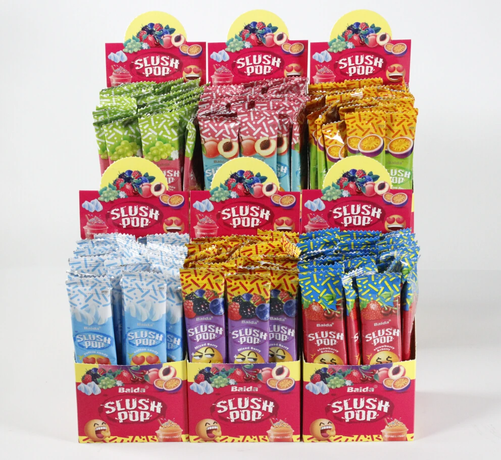 Baida bulk  halal popping candy big size stronger effect with fruity taste & cotton candy flavour