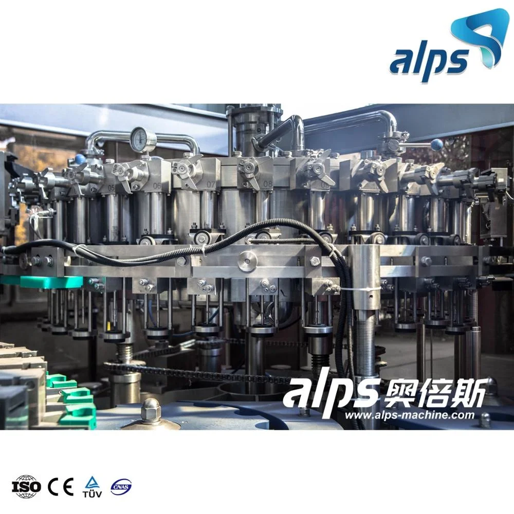 Automatic Rotary Monoblock Type Glass Bottle Fruit Grape Wine Liquor Whisky Beer Bottling Plant Filling Machine