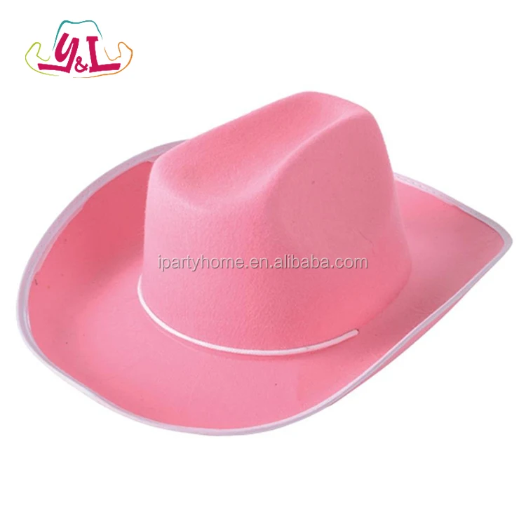 Breast Cancer Awareness Caps Pink Cowboy Hat New Goods