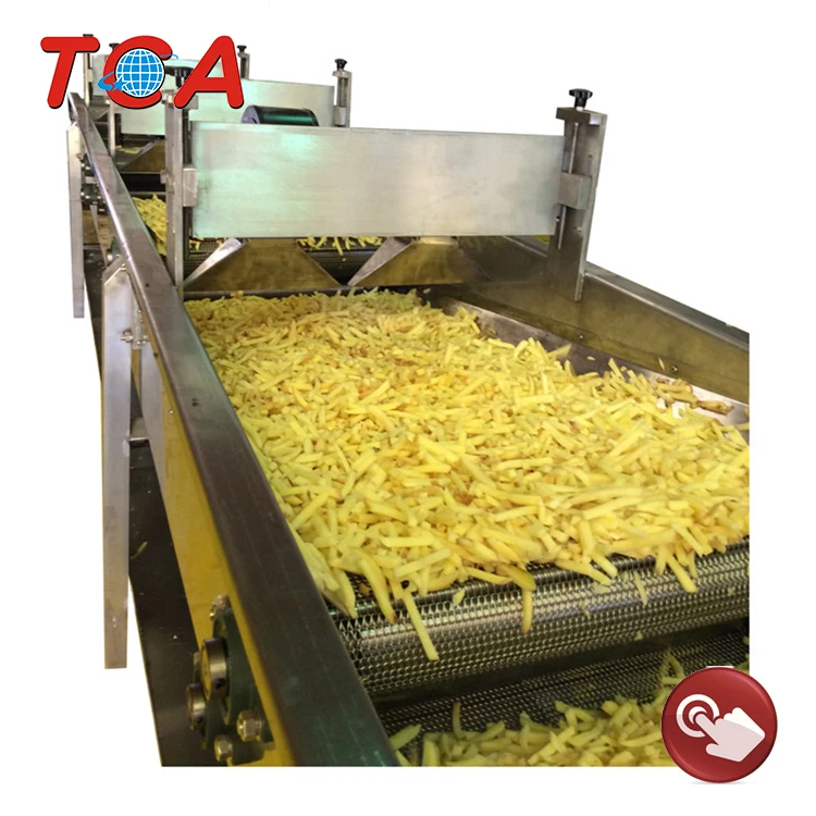 
1000 kg/h french fried potato fries production line 