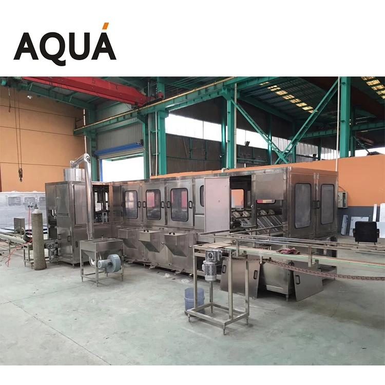 Aqua Machinery 100Bph 5 Gallon Manual Bottle Washing Filling Capping Machine