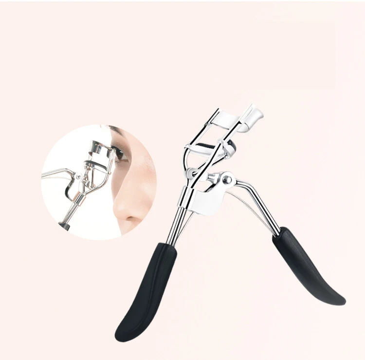 
Wholesale makeup tools portable black eyelash curler 