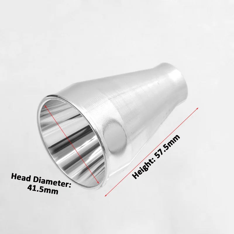 57.5mm(H)x41.5mm(Dia.) aluminum SMO reflector for hs-802 flashlight