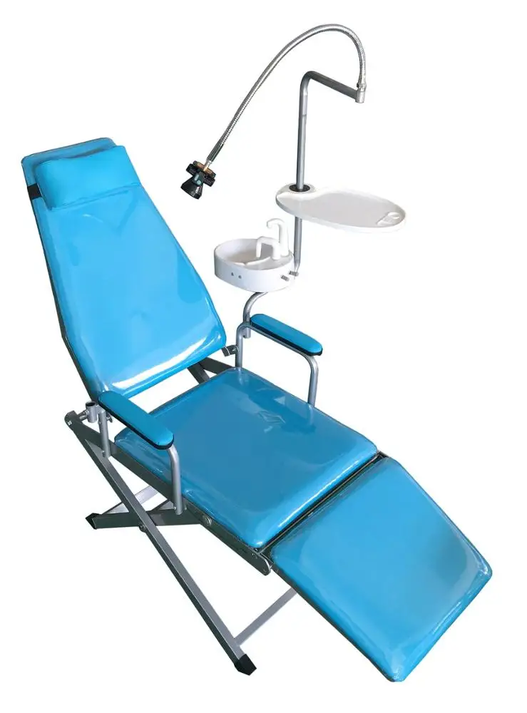 
Luxury dental chair portable mobile folding dental unitchair with Rechargeable LED Light MSLDU22 