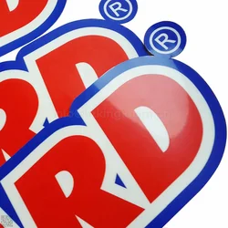 Custom Reverse Printing Lexan Membrane Label Adhesive Velvet Polycarbonate Sticker