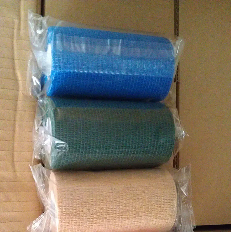 Hot sale self adherent wrap tape elastic cohesive bandage medical  vet wrap waterproof  wrap bandage
