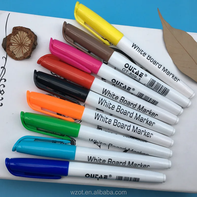 refillable White Board Marker Quick dry Pen Non-toxic Office School Supply Stationery Marker Pens Multicolor