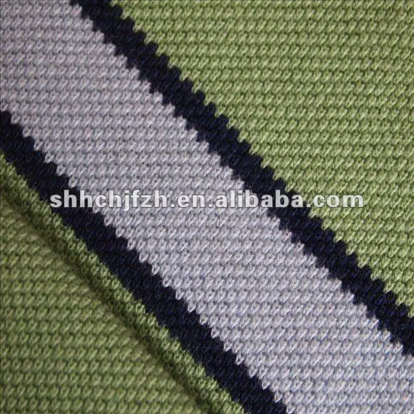 100%Cotton Feeder Stripe Pique Fabric