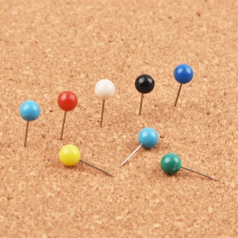 Numbers map tack push blue pins for maps tacks office cute map push pins