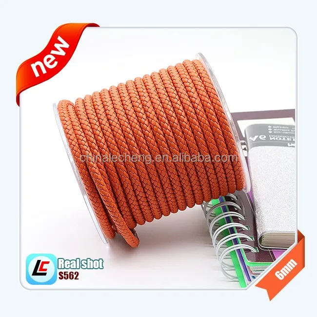 
Wholesale All Sizes and Colors Round Leather Cord for Jewelry Necklace Bracelets 