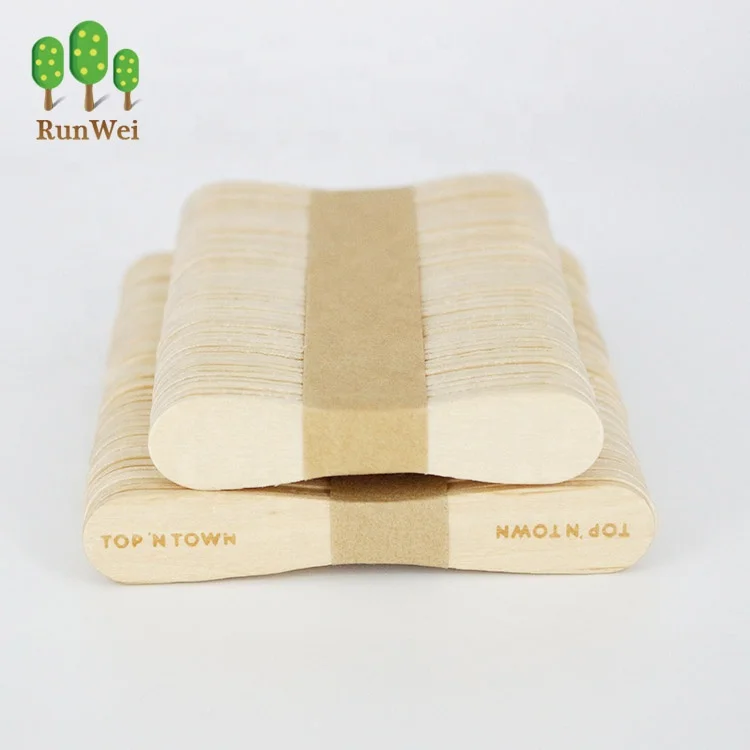 Factory Direct Sales Wholesale-Ice-Cream-Sticks Wood Stick Ice Cream Ice Cream Spoon