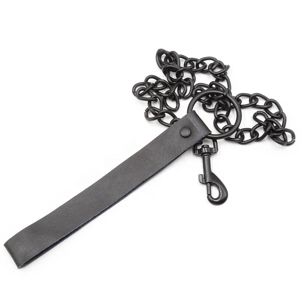 Mature Bondage Leash Collar Wrist and Ankle Cuffs Set BDSM Restraints For Fetish Slave