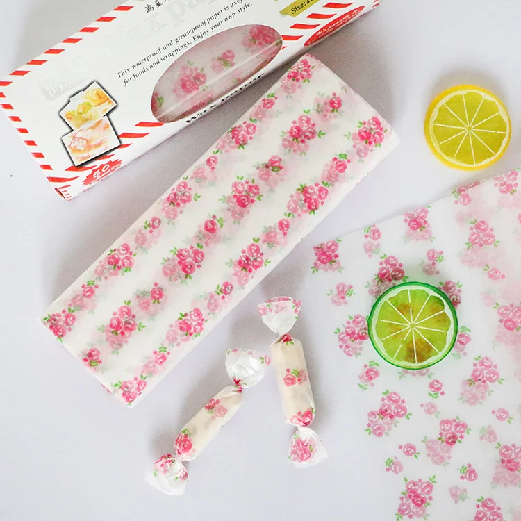 China suppliers of wax paper images gift wrap for baking