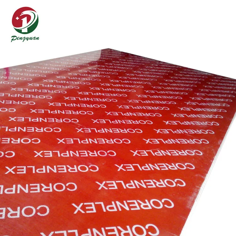 Good quality 12mm 15mm 18mm laminated marine plywood price for concrete formwork
