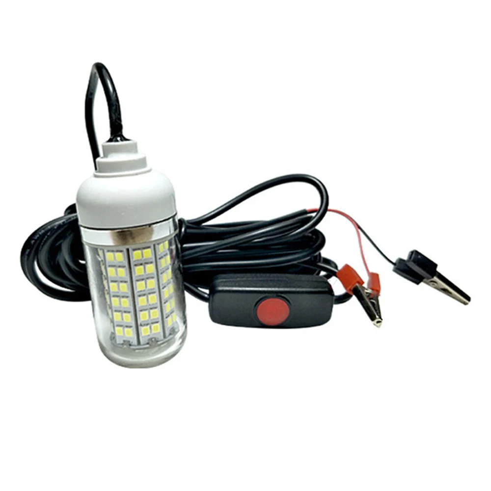 12V LED Submersible Fishing Light IP68 Underwater Fish Attract Finder Lamp