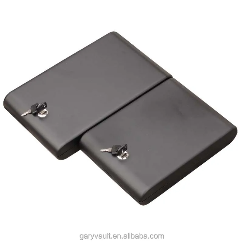 
Wholesale - MK120 microsafe key lock car gun pistol portable security storage steel safe box (mini Ipad box), jewelry box 