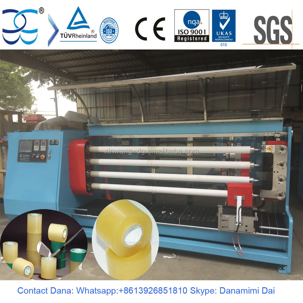 Golf Tape Making Machine, Cutting Log Roll Golf Adhesive Tape Machine