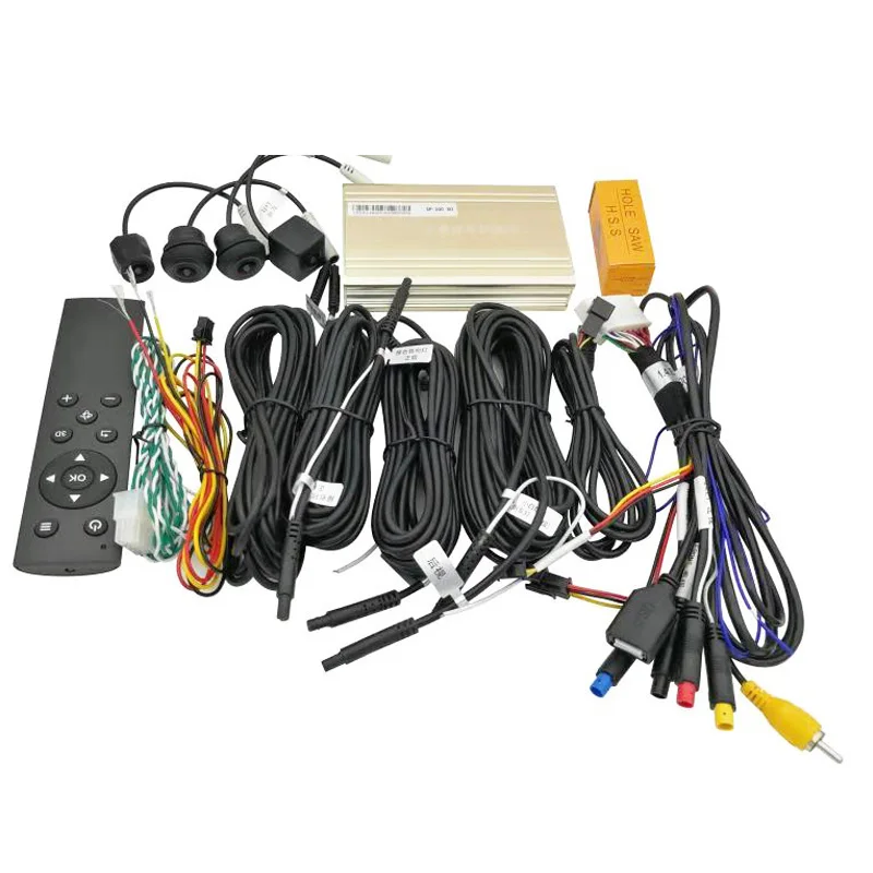 
Car Black Box Mobile DVR 360 Degree Seamless Panoramic View 3D Driving Camera System 