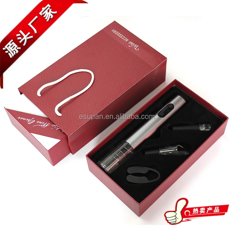 
Custom logo electric corkscrew wine opener 