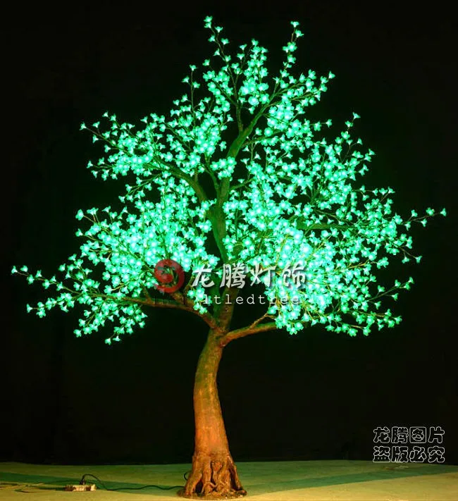 
Wholesale outdoor christmas wedding decoration artificial led cherry blossom tree light 