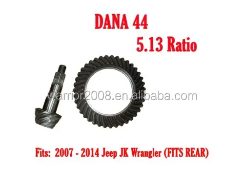 
Crown Ring and Pinion Set D44513JK Rear Gear Set 5.13 Ratio for 2007-2015 Jeep Wrangler JK Rear Axle Dana 44 