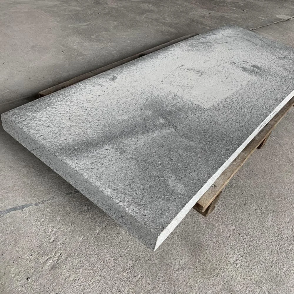 Samistone New G684 Irregular Curved Steps Black Grey Granite Stair Stone Cheap Price Steps for Project