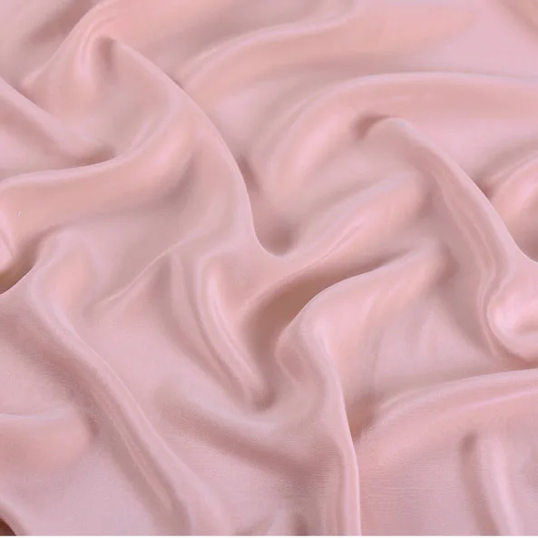 Sandwashed heavy silk crepe de chine pure silk fabric