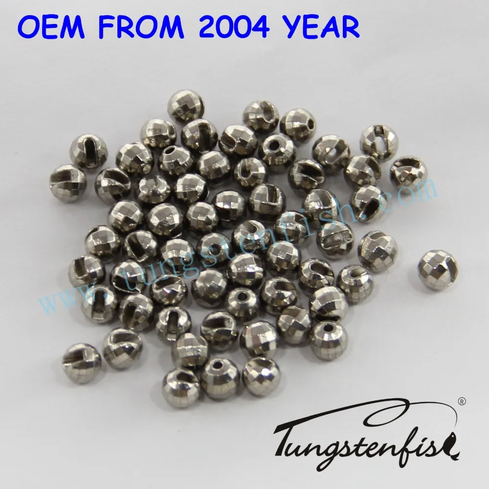 Slotted Tungsten Beads/fly tying beads/lots of colors for your choice