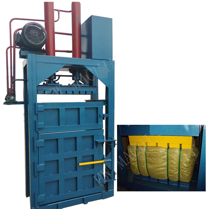 Textile and used Cloth baler machine used clothing baling press machine,baler machine for used clothing