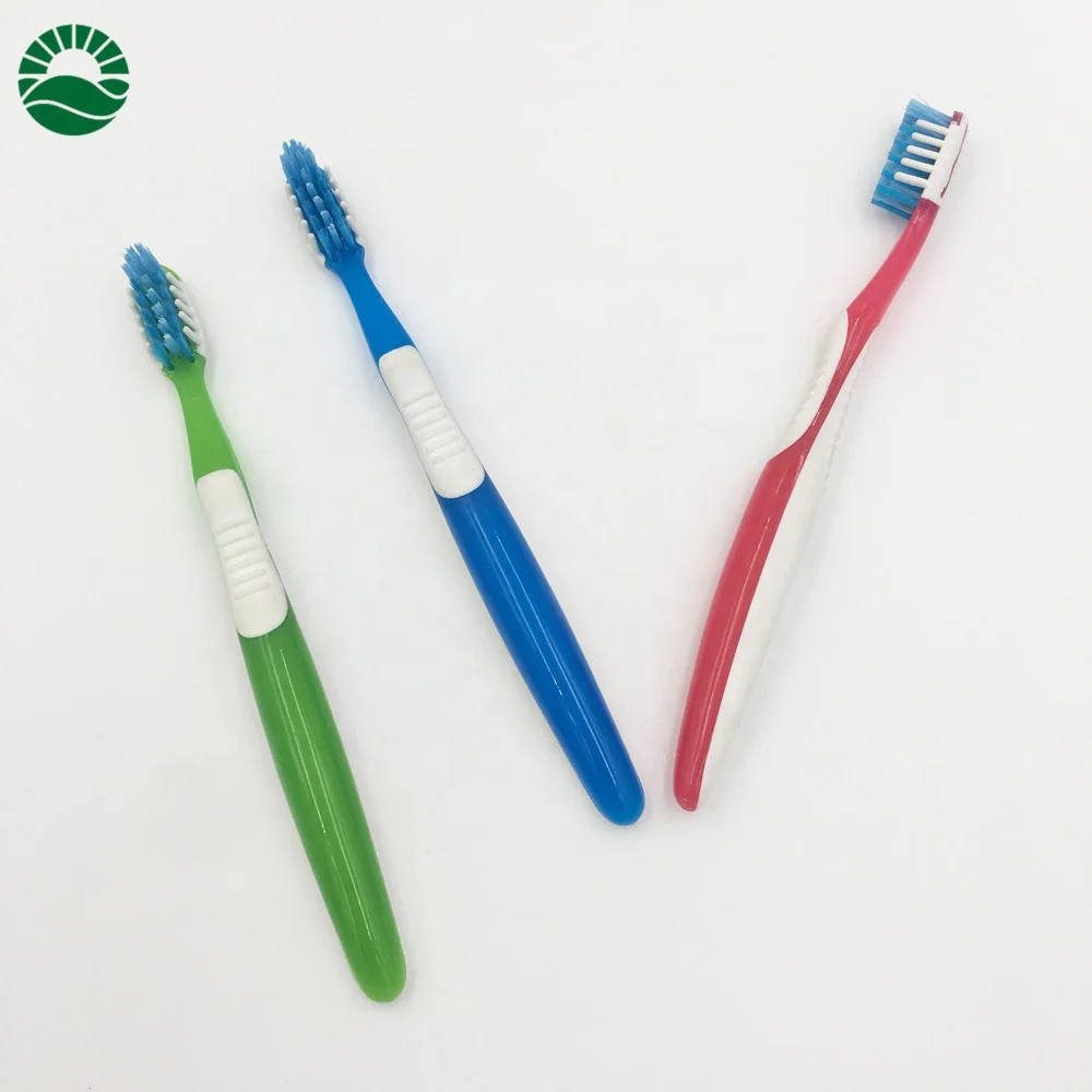 
Big size handle across nylon bristle adult toothbrush from China toothbrush factory 