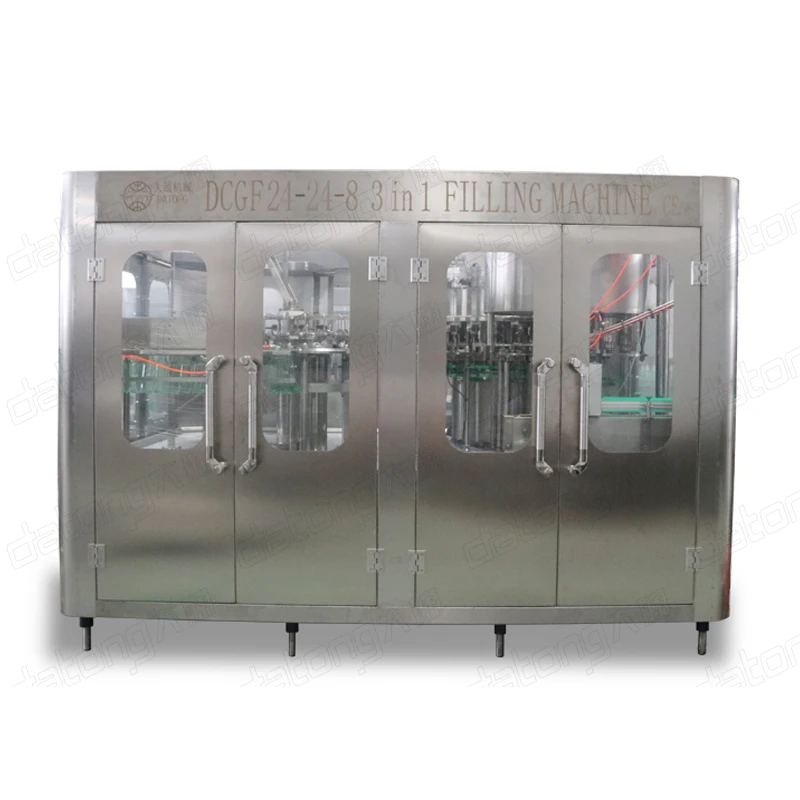2018 carbonated / soft / cola drink filling machine production line