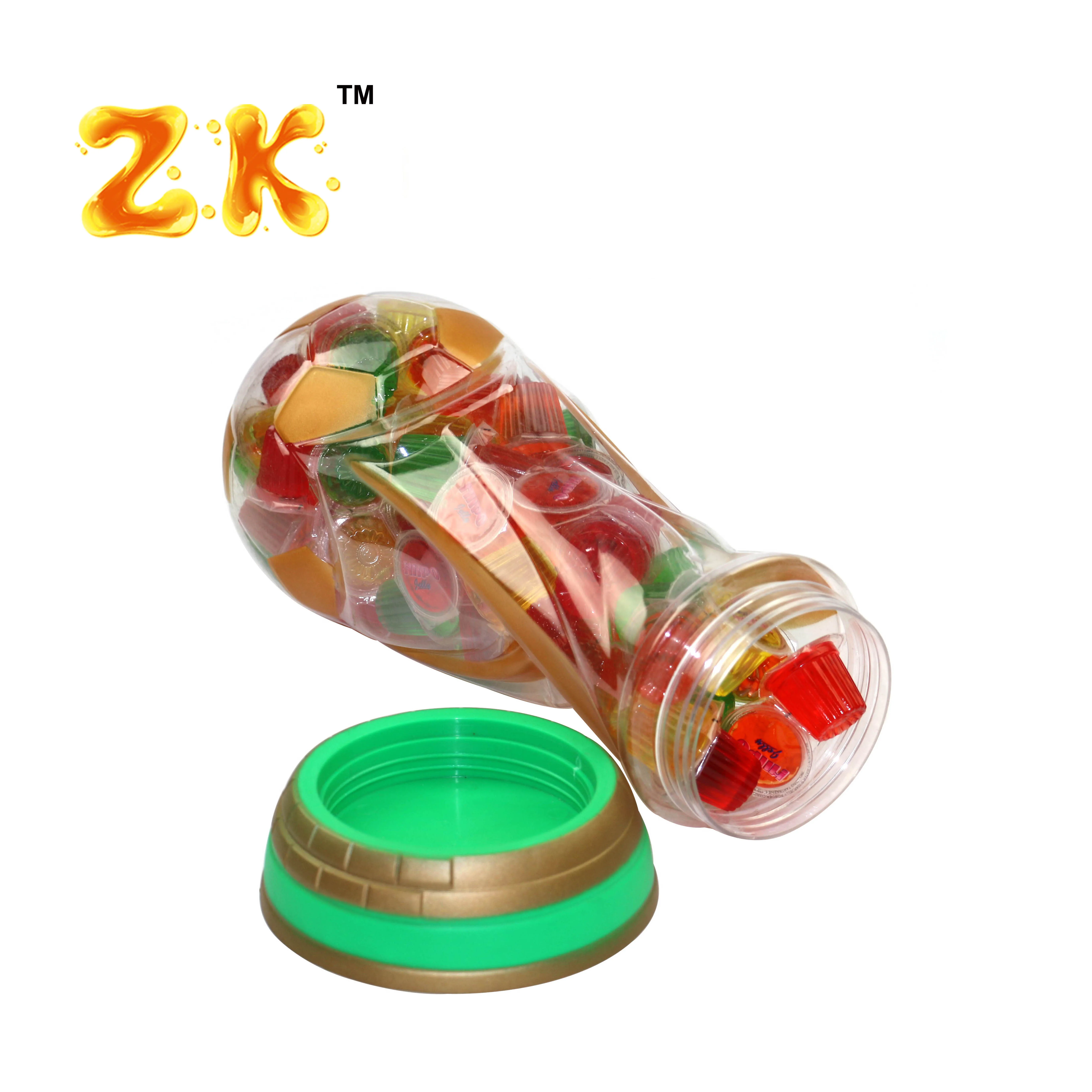 World Cup bottle packing mini fruit jelly gummy jelly