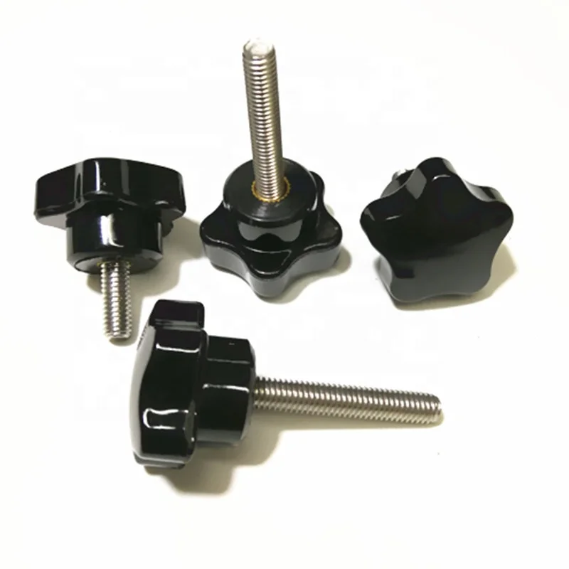 Nylon Plastic Lobes Hand Knob M5 M6 M8 1/4-20 5/16