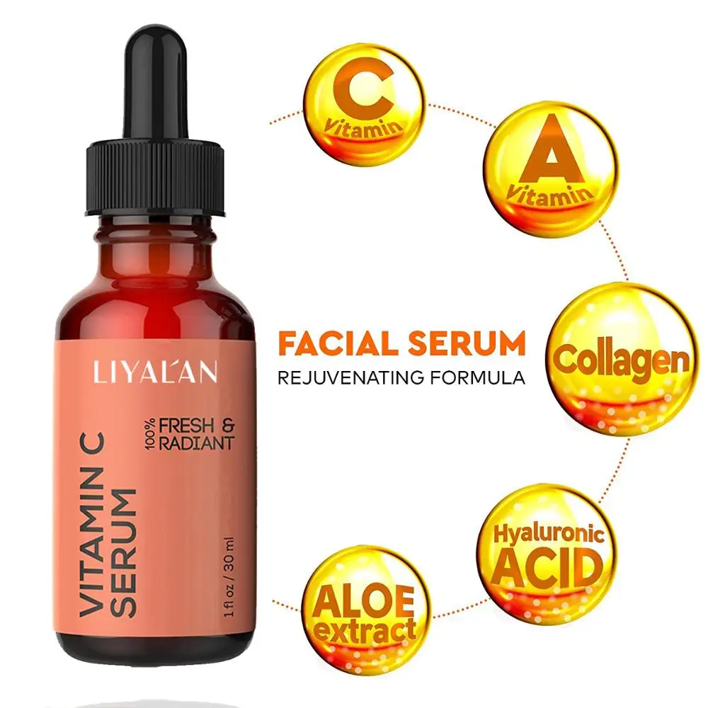 Private Label Organic Facial Moisturizing Vitamin C Serum