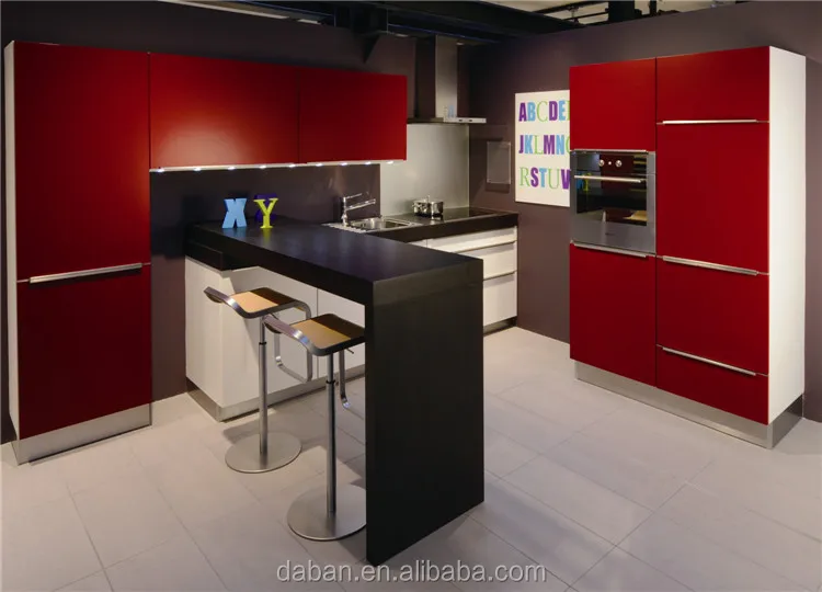 
french modular kitchen cabinet color combinations/red and black kitchen cabinet 